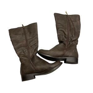 Brown Leather Women's Boots